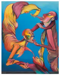 Emma Cousin, The Voices of Dinosaurs, 2021, oil on canvas