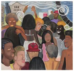 Madelynn Green, Chicago, 2020, acrylic on canvas