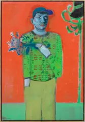 Igor Moritz, selfportrait 2, 2019, oil on linen