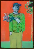 Igor Moritz, selfportrait 2, 2019, oil on linen
