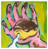 Olivia Sterling, Turned ugly fast, 2024, acrylic on canvasboard