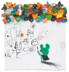 Edgar Plans, Untitled, 2017, oil on canvas