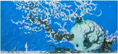 Chiho Aoshima, A Contented Skull, 2003, digital chromogenic print, Diasec-mounted