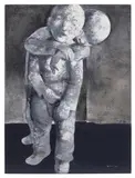 Guo Jin, Buddies no.3, 2004, oil on canvas