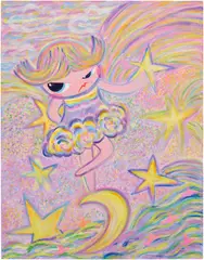 Bibi Lei, Untitled, 2023, acrylic on canvas