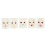 Margherita Manzelli, Untitled, 2001, watercolour on paper, in 5 parts