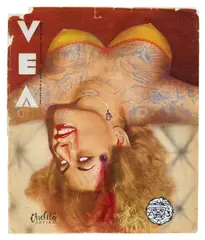 Dr Lakra, Cholita, 2003, ink and gouache on vintage magazine paper