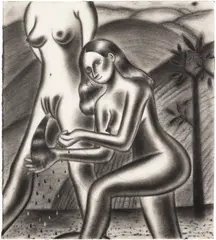 Sara Anstis, Hand Bath, 2020, pastel on paper