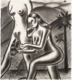 Sara Anstis, Hand Bath, 2020, pastel on paper