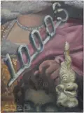 Issy Wood, Judith/Holofernes/1000S, 2020, oil on linen