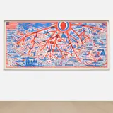 Grayson Perry, The American Dream, 2020, etching on paper, in artist's frame