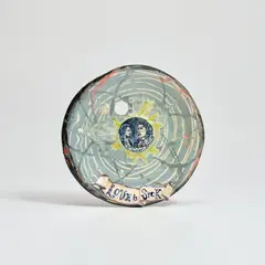 Grayson Perry, Love is Sick, 1980, glazed ceramic plate