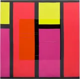 Bertrand Lavier, Cisco, 2007, oil and resin on fabric