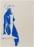Lisa Brice, Untitled, 2019, screenprint on paper