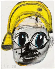 Eddie Martinez, Untitled, 2008, oil and acrylic on panel