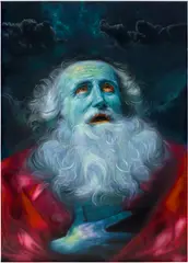 Ted Pim, Acid Clouds, 2022, oil on linen
