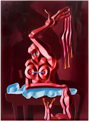 Cathrin Hoffmann, The Luminaries Became Felty, 2022, oil on canvas