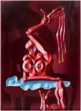 Cathrin Hoffmann, The Luminaries Became Felty, 2022, oil on canvas