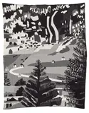 Jonas Wood, Untitled, 2018, cashmere blanket