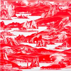 Between Red 160 by Sea-Hyun Lee, 2012, oil on linen, sold Oct 2025