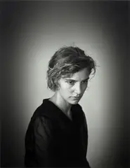 Richard Learoyd, Agnes, July 2013 (1), 2013, artist made gelatin silver contact print, mounted