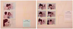 Dennis Oppenheim, 2 Stage Transfer Drawing, 1975, transfer drawing, photographs, felt-tip pen and paper collage on card, diptych
