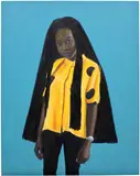 Oluwole Omofemi, Face to Face, 2020, acrylic on canvas