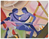 Nadia Waheed, Conjoined Twins, 2018, acrylic on canvas