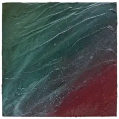 Alteronce Gumby, Meditation from green to red, 2019, oil on panel