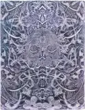 Philip Taaffe, Timoresen-Schadel, 2007, mixed media on paper