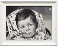 Mark Alexander, Untitled (Baby), 1997-2002, oil on canvas, in artist's frame