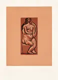 Pablo Picasso, Nu assis (Seated Nude) (Bl. 1086, Ba. 1330), 1962, Linocut in colours, on Arches paper, with full margins
