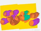 Andy Warhol, Peaches, from Space Fruit: Still Lifes (F. & S. 202), 1979, Screenprint in colours, on Lenox Museum Board, the full sheet