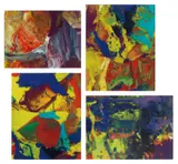 Gerhard Richter, Ifrit; Bagdad; Bagdad; and Aladin (P8-P11)