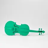 Joseph Beuys, Grüne Geige, from Zwei Fluxus-Objekte (Green Violin, from Two Fluxus Objects) (S. 135), 1974, Wooden violin painted in green