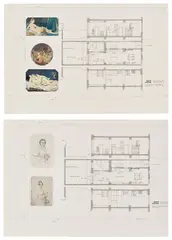 Marcel Broodthaers, Musée – Museum (V. 12), 1972, The complete set of two offset lithographs, with postcard inserts, on wove paper, the full sheets