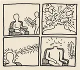 Keith Haring, The Blueprint Drawings: plate 14 (L. p. 182)