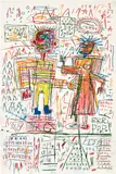 Jean-Michel Basquiat, Untitled III, from The Figure Portfolio, 1982/2023, Screenprint in colours, on Saunders Waterford paper, the full sheet