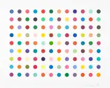 Damien Hirst, Ellipticine, 2007, Etching and aquatint in colours, on Hahnemühle etching paper, with full margins