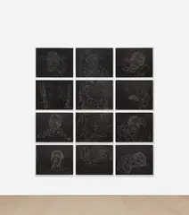 Kiki Smith, Mortal, 2007, The complete set of twelve woodcuts in black, on Japan paper, with full margins