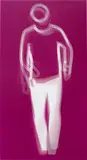 Julian Opie, Figure 4, from Dance, 2023, Lenticular acrylic panel on white acrylic mount (as issued)