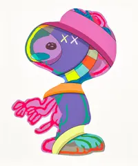 THE THINGS THAT COMFORT by Kaws, 2015, Screenprint in colours, on Saunders Waterford paper, with full margins, sold Jan 2025
