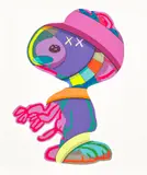 Kaws, THE THINGS THAT COMFORT, 2015, Screenprint in colours, on Saunders Waterford paper, with full margins
