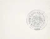 Andy Warhol, Untitled, from Wild Raspberries, circa 1959, Ink drawing, on Strathmore paper