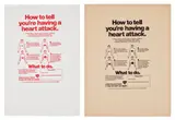 Andy Warhol, How to Tell You're Having a Heart Attack (F. & S. IIIA.54), circa 1984, The complete set of two screenprints, one in red and one in black, on Stonehenge White paper and lightweight wove paper, with full margins