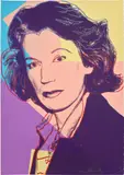 Andy Warhol, Mildred Scheel (F. & S. 238), 1980, Screenprint in colours with diamond dust, on Arches 88 paper, the full sheet