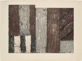 Sean Scully, Desire (G.S.A. 85004), 1985, Softground etching in colours, on Arches paper, with full margins