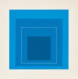 Josef Albers, WLS XIII, from White Line Squares Series (Series II) (G. 14, D. 172.5), 1966, Lithograph in colours, on Arches Cover paper, with full margins
