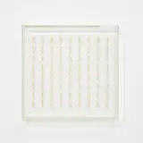 Sérvulo Esmeraldo, Excitable (E7113), 1971, Multiple comprising nails, string, wooden sticks and acrylic on panel