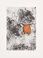 Joan Mitchell, Sunflower II, 1972, Etching and aquatint in colours, on Arches paper, with full margins